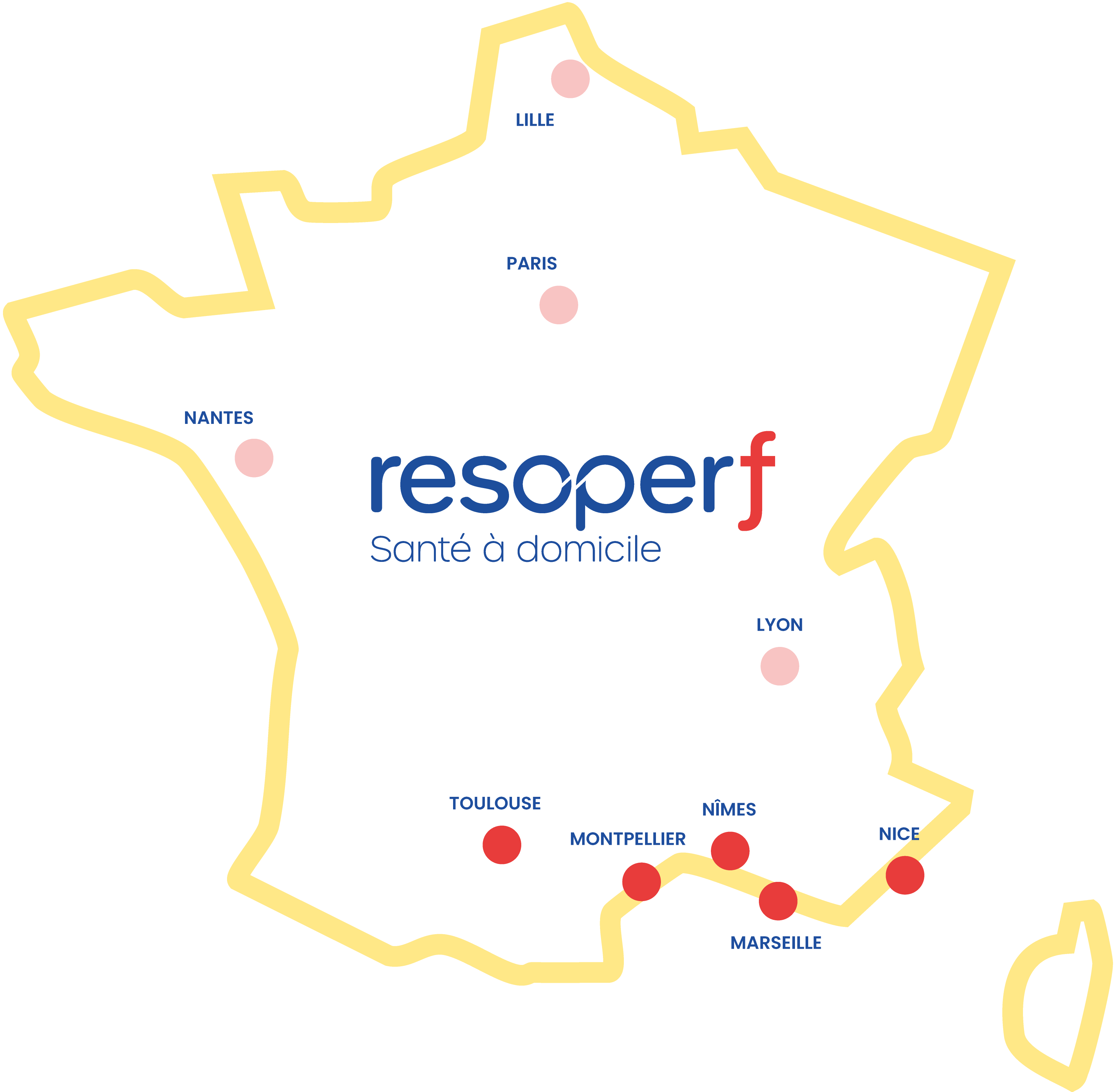 Carte de France Resoperf